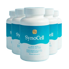 5-Pack Synocell Capsules – Back Neck and Joint Support Complex – 300 Caps