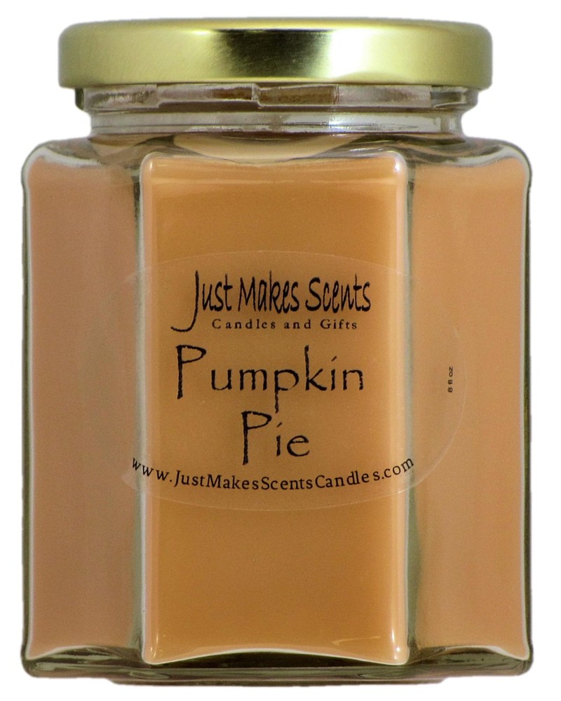 Pumpkin Pie Scented Blended Soy Candle by Just Makes Scents (8 oz) One Candle