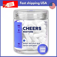 Cheers Restore | Vitamin Featuring DHM + L-Cysteine | Feel Better after Drinking