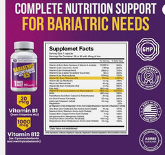 pack of 3 Pro Health Care Bariatric Multivitamin with 45mg iron 90 Capsules