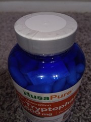 NusaPure L-Tryptophan 1500mg 200 Vegetarian Caps Non-GMO Vegan Bioperine 11/2027