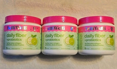 BelliWelli (3-PACK) Daily Fiber + Probiotics Supplement CUCUMBER LIME Exp. 8/26