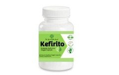 Kefirito 60 Kefir Veggie Capsules 30 Days Supply Nutrient Probiotic, Gluten-Free