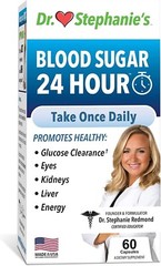 Dr Stephanie’s Blood Sugar 24 Hour Extra Strength Supplement 90 Capsules