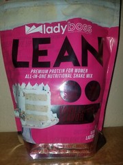 LADY BOSS LEAN PROTEIN SHAKE POWDER, VANILLA CAKE FLAVOR