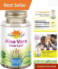 Aloe Vera Inner Leaf | Skin Health, Digestive Support & Regularity Formula | …