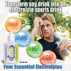 Power Up Your Drink with elete Electrolyte Add-In – Eco-Friendly & Refillable