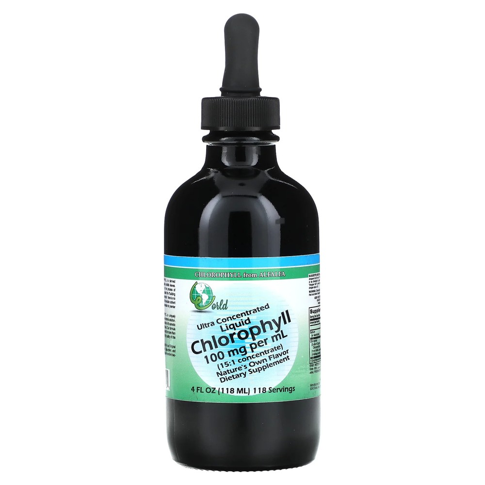 2 X World Organic, Ultra Concentrated Liquid Chlorophyll, 4 fl oz (118 ml)