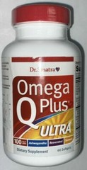 Dr. Sinatra Omega Q Plus Ultra 100Mg w/Resveratrol CoQ10 60ct – 1 MONTH SUPPLY!