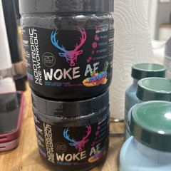 2 jars! Bucked Up Woke AF Miami Pre-Workout Powder Exp 09/2028 2 jars!