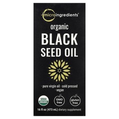 2 X Micro Ingredients, Organic Black Seed Oil, 16 fl oz (473 ml)