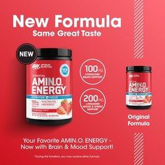Strawberry Burst Amino Powder 9.5oz Optimum Nutrition Free Ship