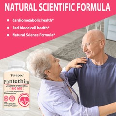 Pantethine 30 To 120 Capsules – Healthy Lipid Metabolism Cardiovascular Support