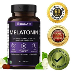 Boldfit Deep Sleeping Aid 60 Tabs | No Side Effect | 60 Day Money Back Guarantee
