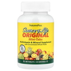 2 X NaturesPlus, Source of Life�, Original Mini-Tabs, Multivitamin & Mineral Su