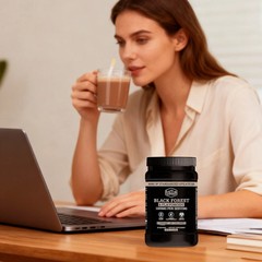 3Pcs Black Forest High Flavanol Cocoa Powder ~ Flavonoids Supplements 1200mg and