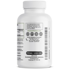 Bronson Dandelion Root 1500 MG Diuretic Herb 120 Vegetarian Capsules