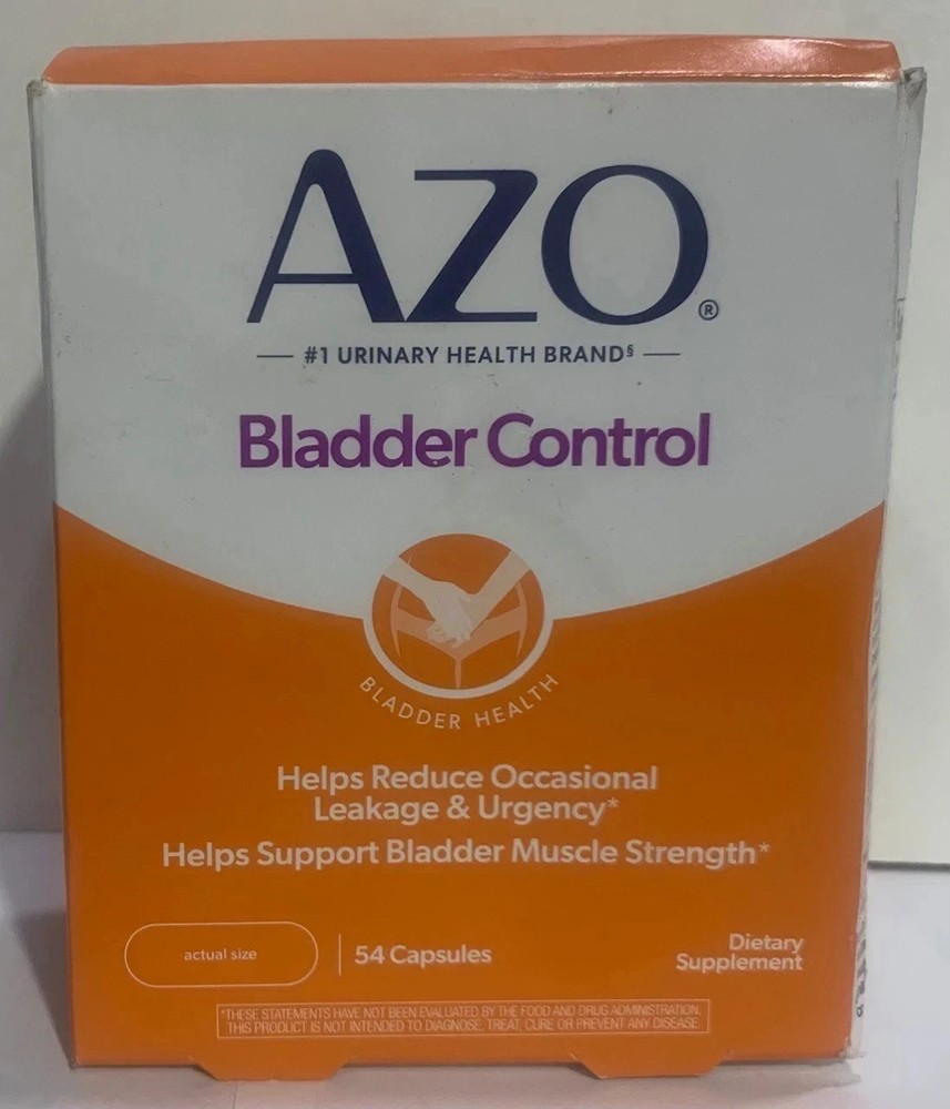 AZO Bladder Control Urinary Health Supplement 54 Capsules