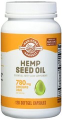 Manitoba Harvest Hemp Oil Essential Fatty Acid Supplement Softgel Capsules 120ct