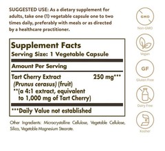 Tart Cherry Extract, 1,000 mg, 90 Vegetable Capsules Exp 06/2027