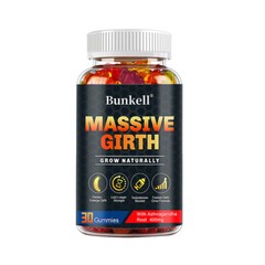 Massive Girth Gummies, Grow Naturally Thicker Bigger Male Enhancing Supplement