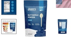 Shelf-Stable 24 oz Buttermilk Powder – Ideal for Baking Pancakes & Cornbread