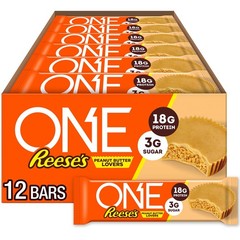 ONE Protein Bars, Reese’s Peanut Butter Lovers, Gluten Free, 2.12 oz 12 Count