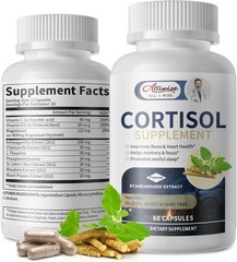 Cortisol L-Theanine Support Supplement Stress Relief & Cortisol Manager 60pc