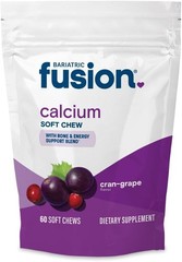 Bariatric Fusion Calcium Soft Chews | Fruit Variety | Cranberry Grap, Strawberry