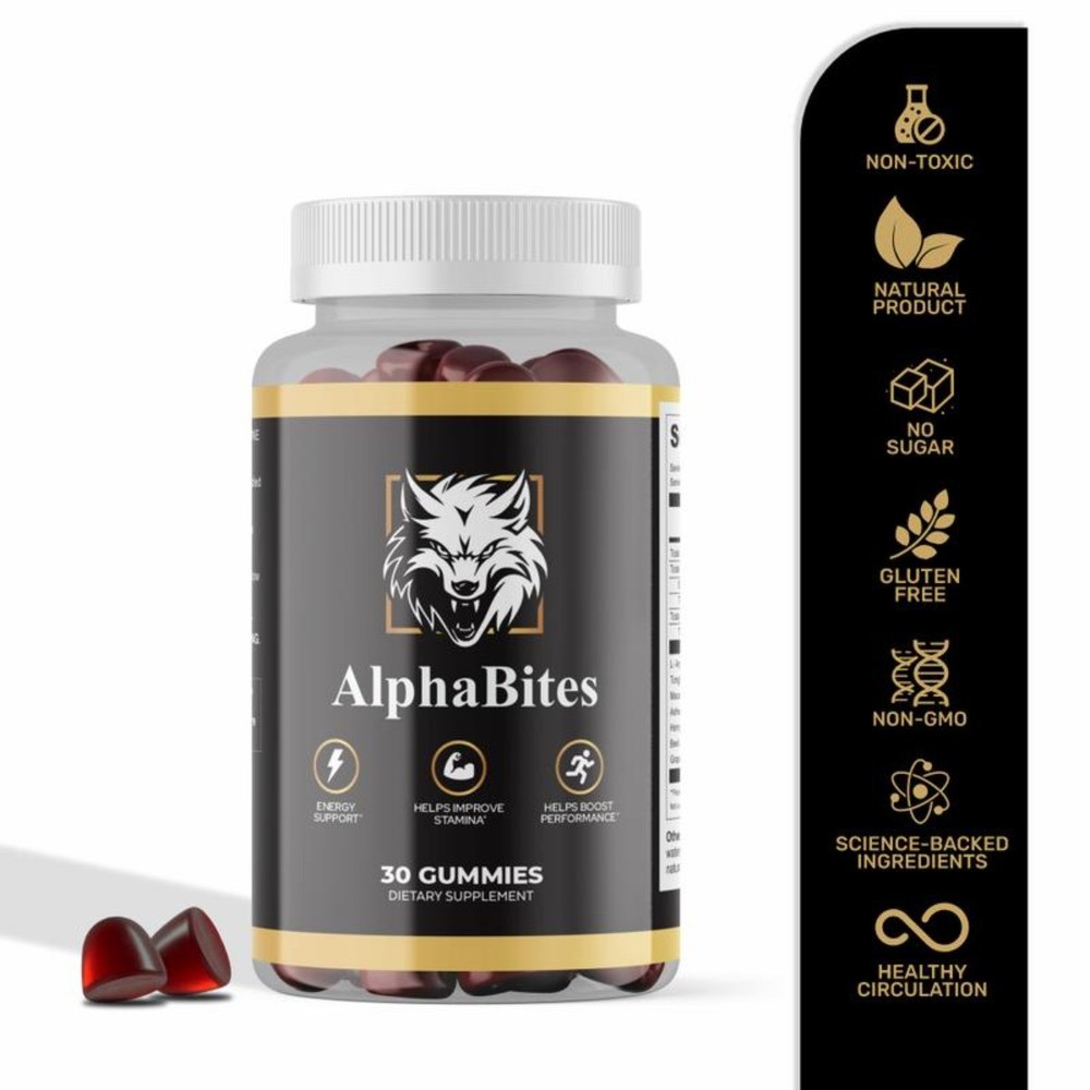 AlphaBites 7-in-1 100% Organic, Beet Root L-Arginine, Blood Flow & Energy