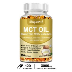 MCT Oil 3000mg – Organic Coconuts C8 C10 – Weight Loss, Energy, Inflammation