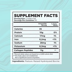 Hydrolyzed Collagen Powder Pasture Raised Non-GMO Grass-Fed Unflavored 5 LB