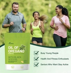 NEW New Oil of Oregano Softgels with Black Seed Oil – 6000mg Oregano Oil
