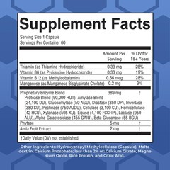 Organics Ultra Digestive Enzymes Capsules | Up to 2 Month Supply | Supplement…