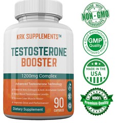 1 pk Testosterone Booster Tribulus Terrestris Chrysin Low Test Boost Natural