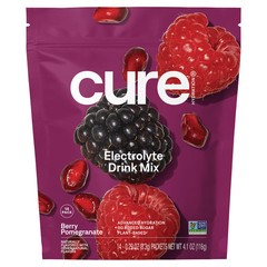 2 X Cure Hydration, Hydrating Electrolyte Mix, Berry Pomegranate, 14 -worldwide