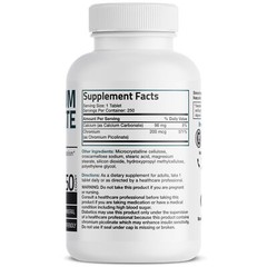 Bronson Chromium Picolinate 200mcg, 250 Tablets