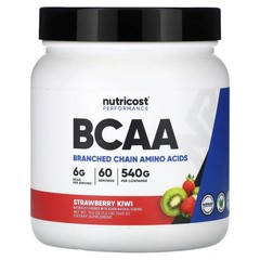 2 X Nutricost, Performance, BCAA, Strawberry Kiwi, 1.2 lb (540 g)