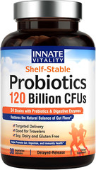 Probiotics 120 Billion Cfus for Men & Women, 34 Strains with Prebiotics & Digest