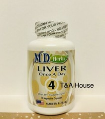 MD Herbs #4 (Nam Loc) Liver Once A Day – 30 Capsules – Made In USA