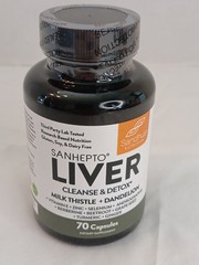Sandhu’s Liver Cleanse Detox, Repair & Support Supplement, 70 Capsules