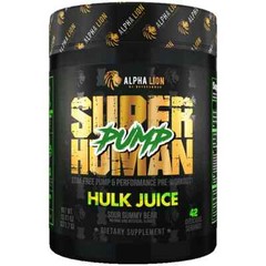 ALPHA LION SUPERHUMAN PUMP (42 SVGS) non-stim pre workout supreme burn extreme