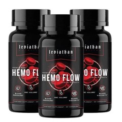 3Pcs-Leviathan Nutrition Nattokinase Flow Supplement Hemo with forNitric Oxide+