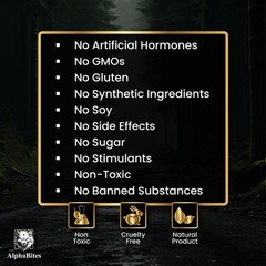 AlphaBites 7-in-1 100% Organic, Beet Root L-Arginine, Blood Flow & Energy