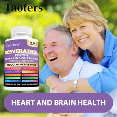 Resveratrol Supplement For Supports Brain, Heart And Balance Blood Circulation