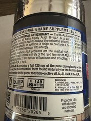 ALLMAX ESSENTIALS R-+ALA 60. CAPSULES. EXP 9/2026