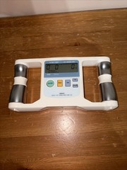 Omron Body Fat Analyzer Model HBF-301 White Fitness Tested Working Good