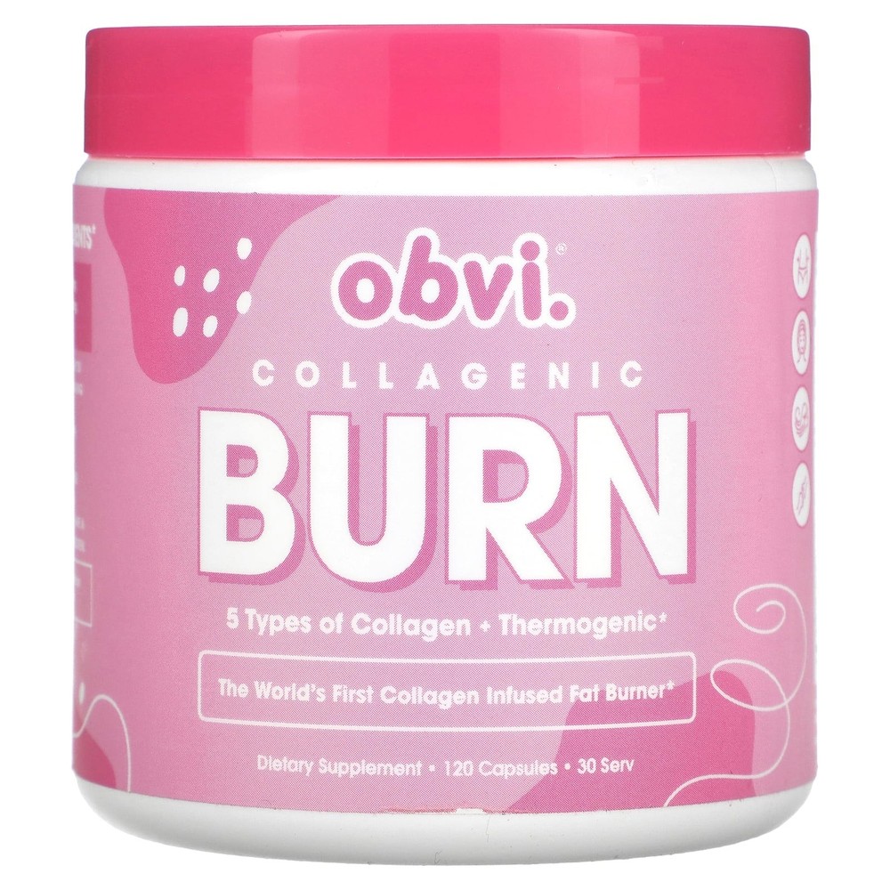 2 X Obvi, Collagenic Burn, 120 Capsules