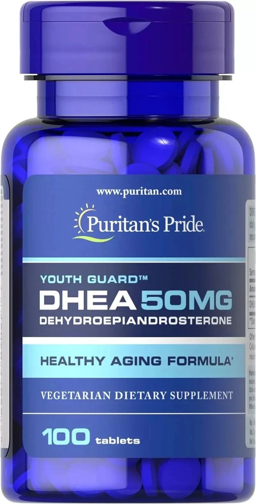 Puritan’s Pride DHEA 50Mg Dietary Supplement, Promote Sugar Metabolism 100 Count
