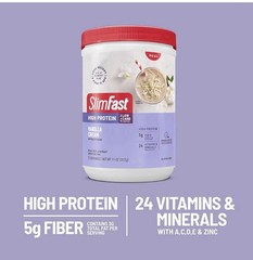 SlimFast Advanced Nutrition High Protein Meal Replacement Smoothie Mix-Pack of 1
